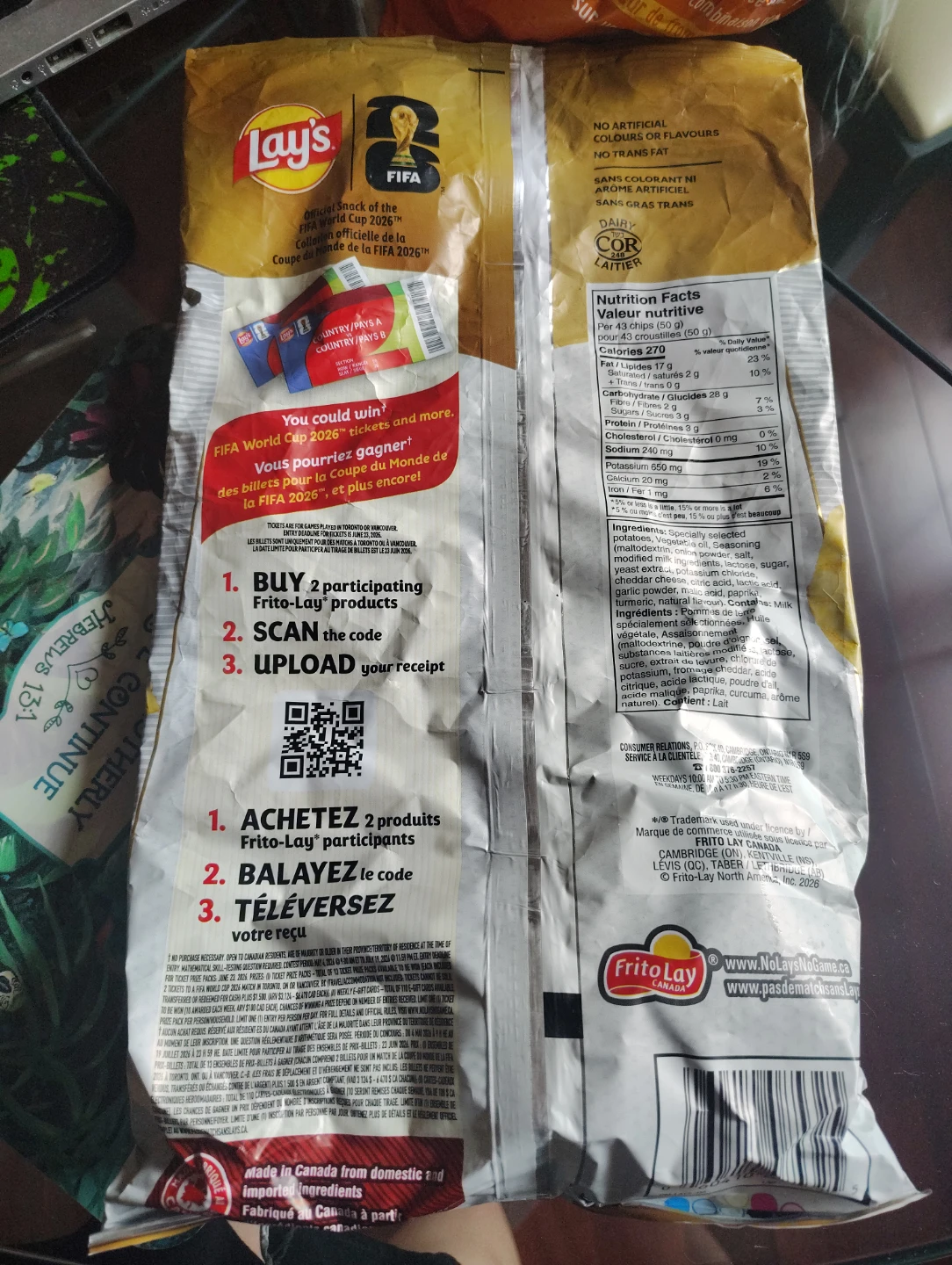 Lay's Cheese & Onion Chips 200g Bag - photo 2