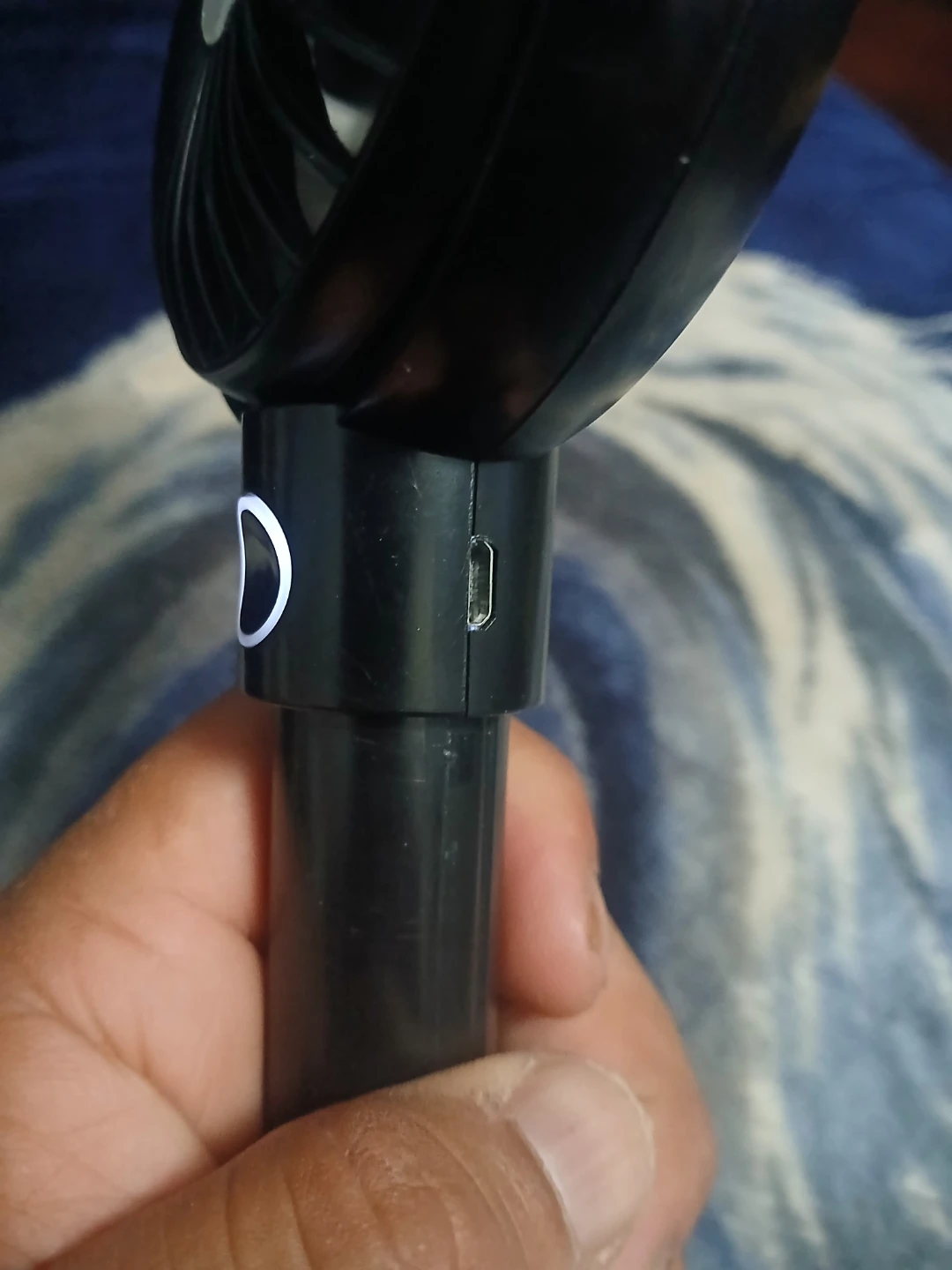 Black Portable Handheld Fan with Tripod Stand - photo 5