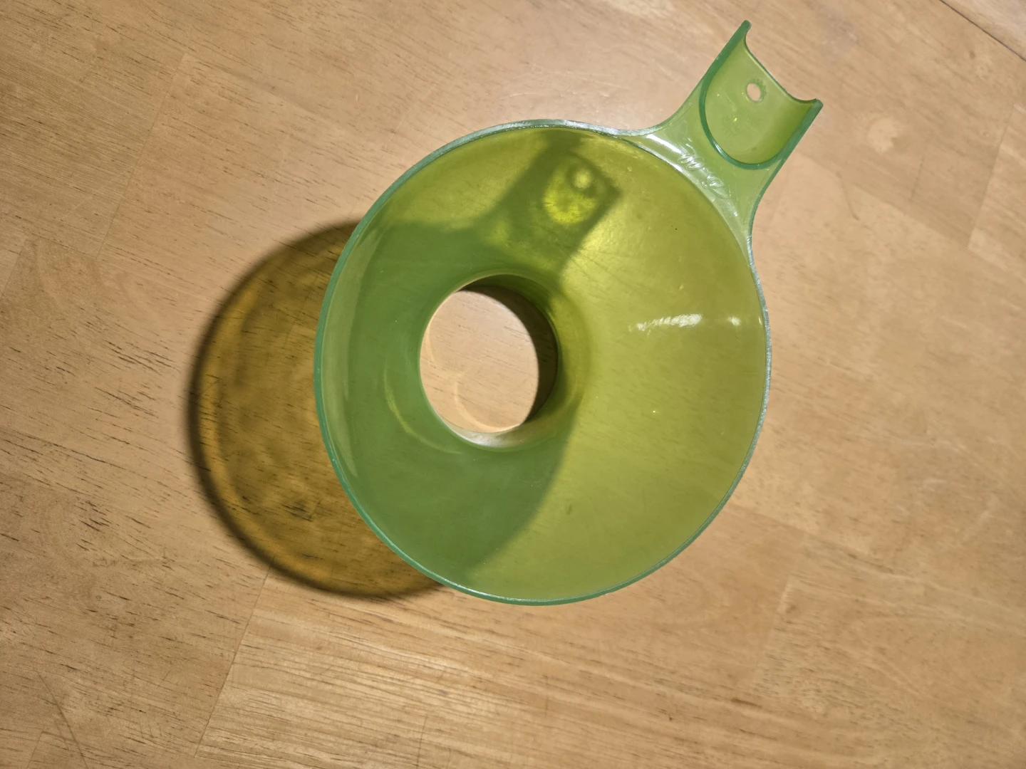Green Plastic Funnel
