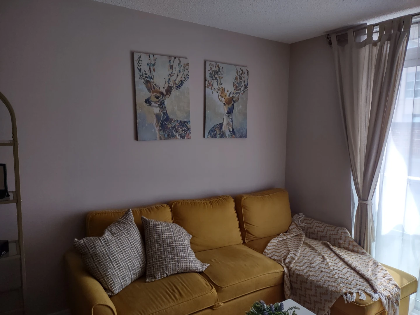 Set of 2 Deer Canvas Wall Art 16" x 20" - photo 2
