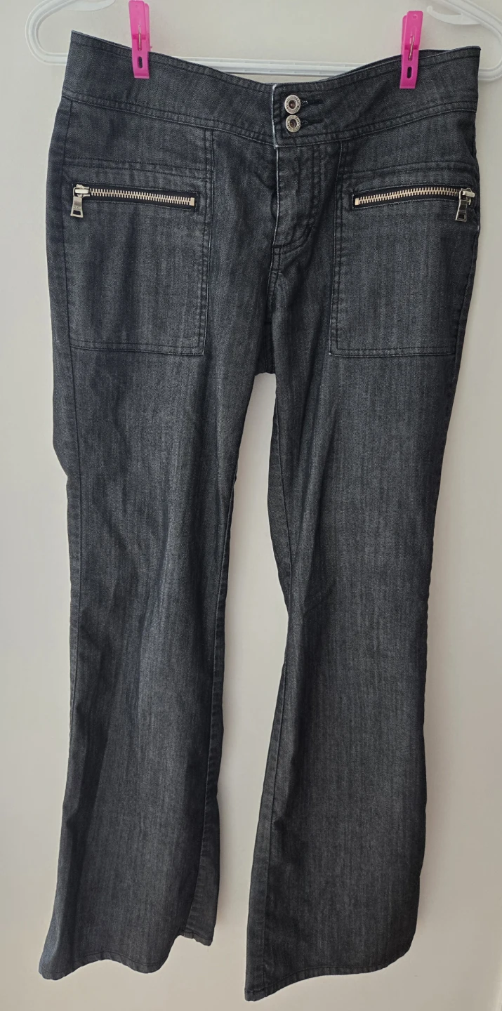 Guess Jeans - Grey Pants - Boot Cut with Flare - Size 28