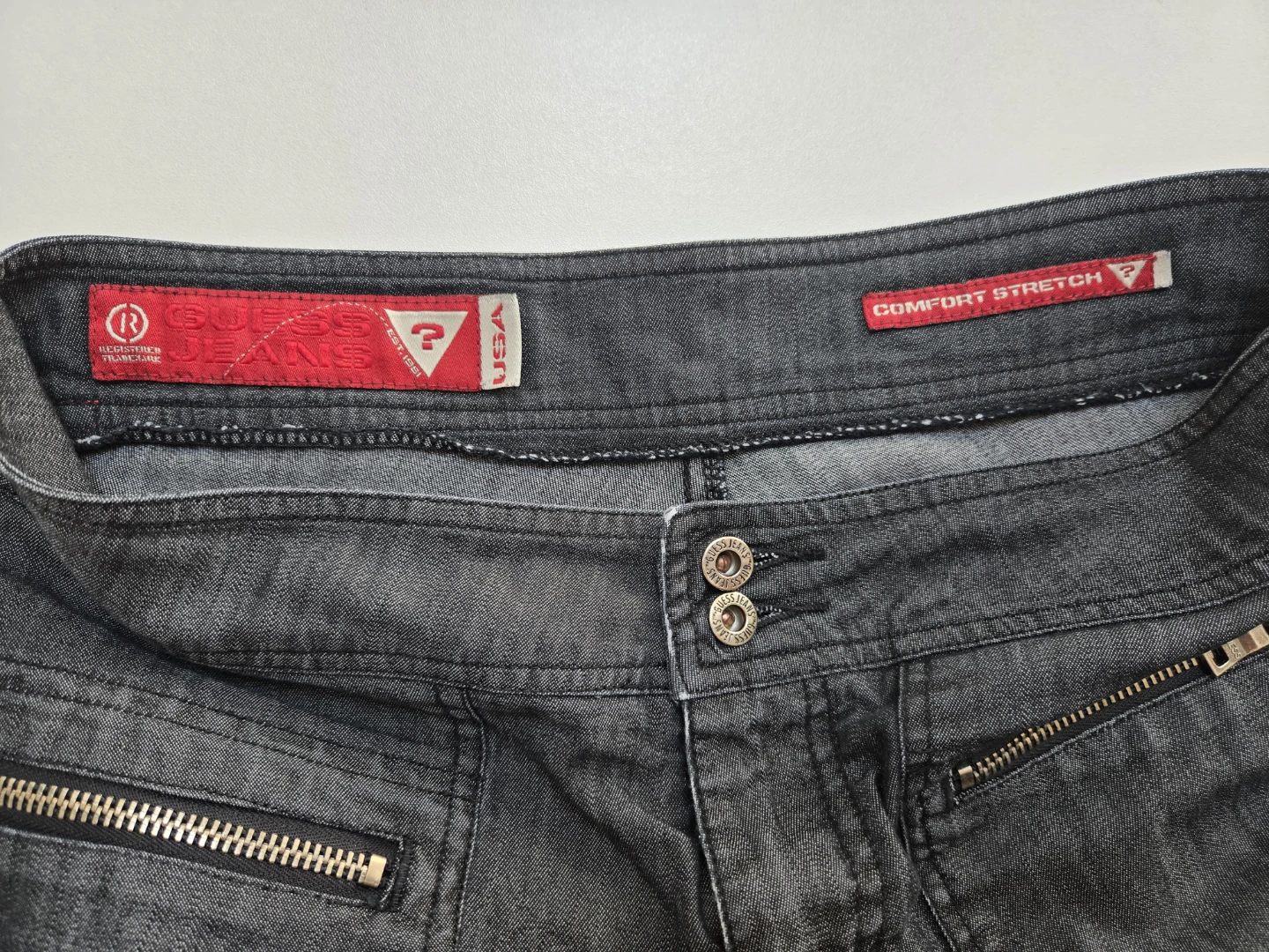 Guess Jeans - Grey Pants - Boot Cut with Flare - Size 28 - photo 3