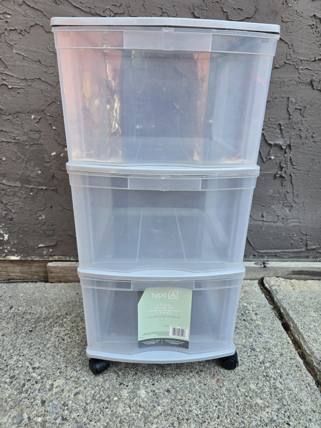 3-Drawer Storage Unit