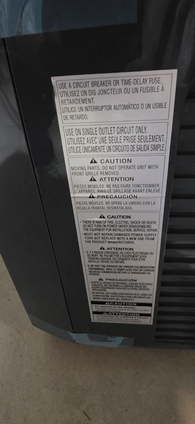LG Portable Air Conditioner LP1215GXR - photo 4