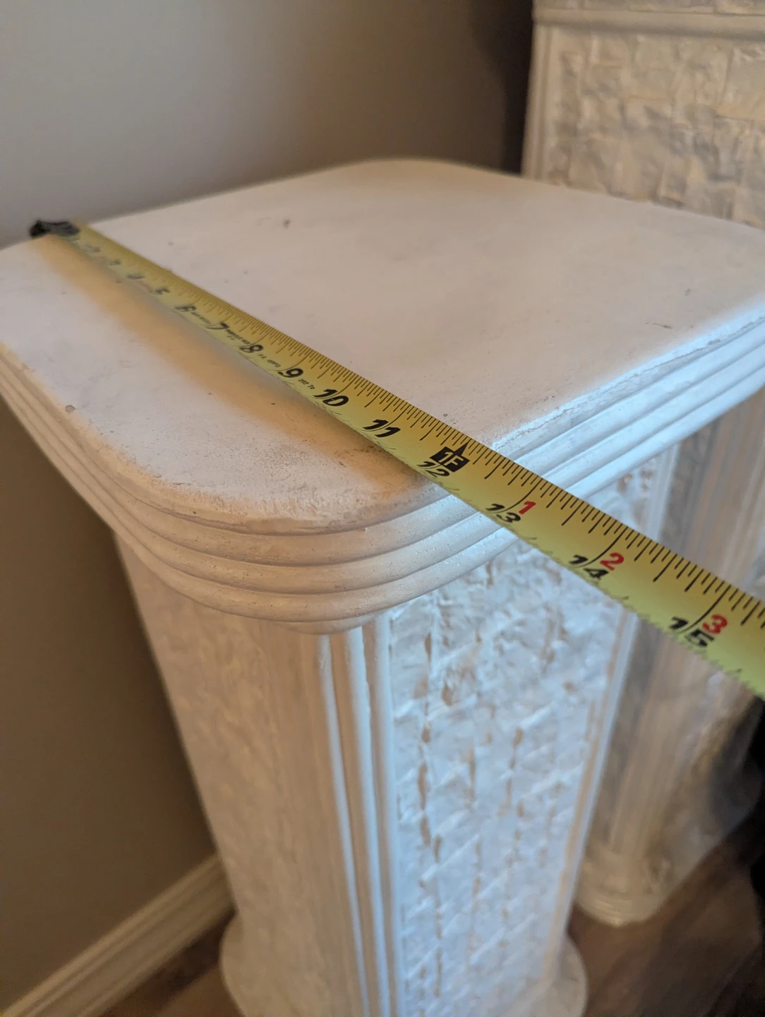 White Decorative Pedestal Stands heavy great for decor wedding - photo 5