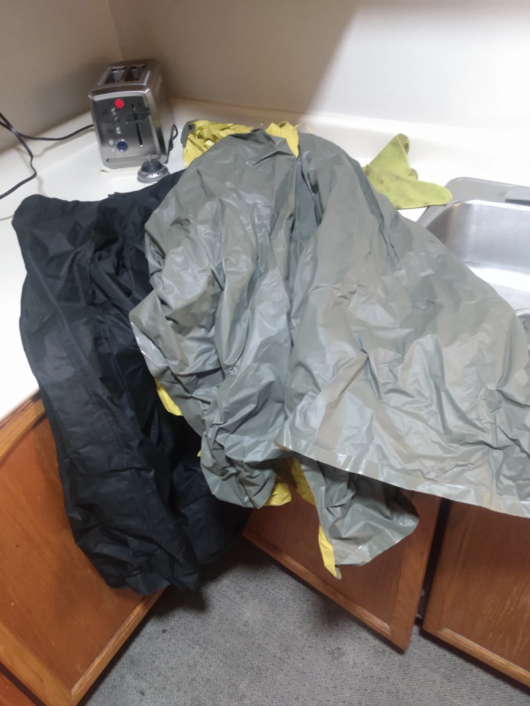 Rain Gear Set - Black and Grey
