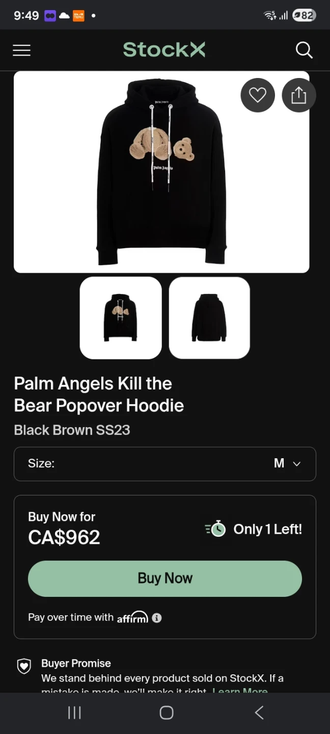 Palm angels hoodie - photo 5