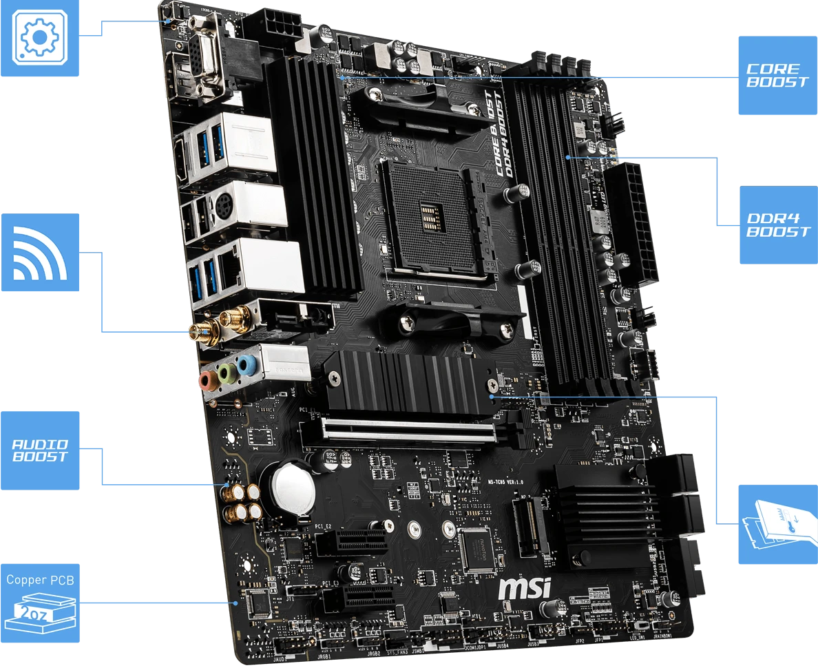 MSI B550M Pro-VDH Wifi