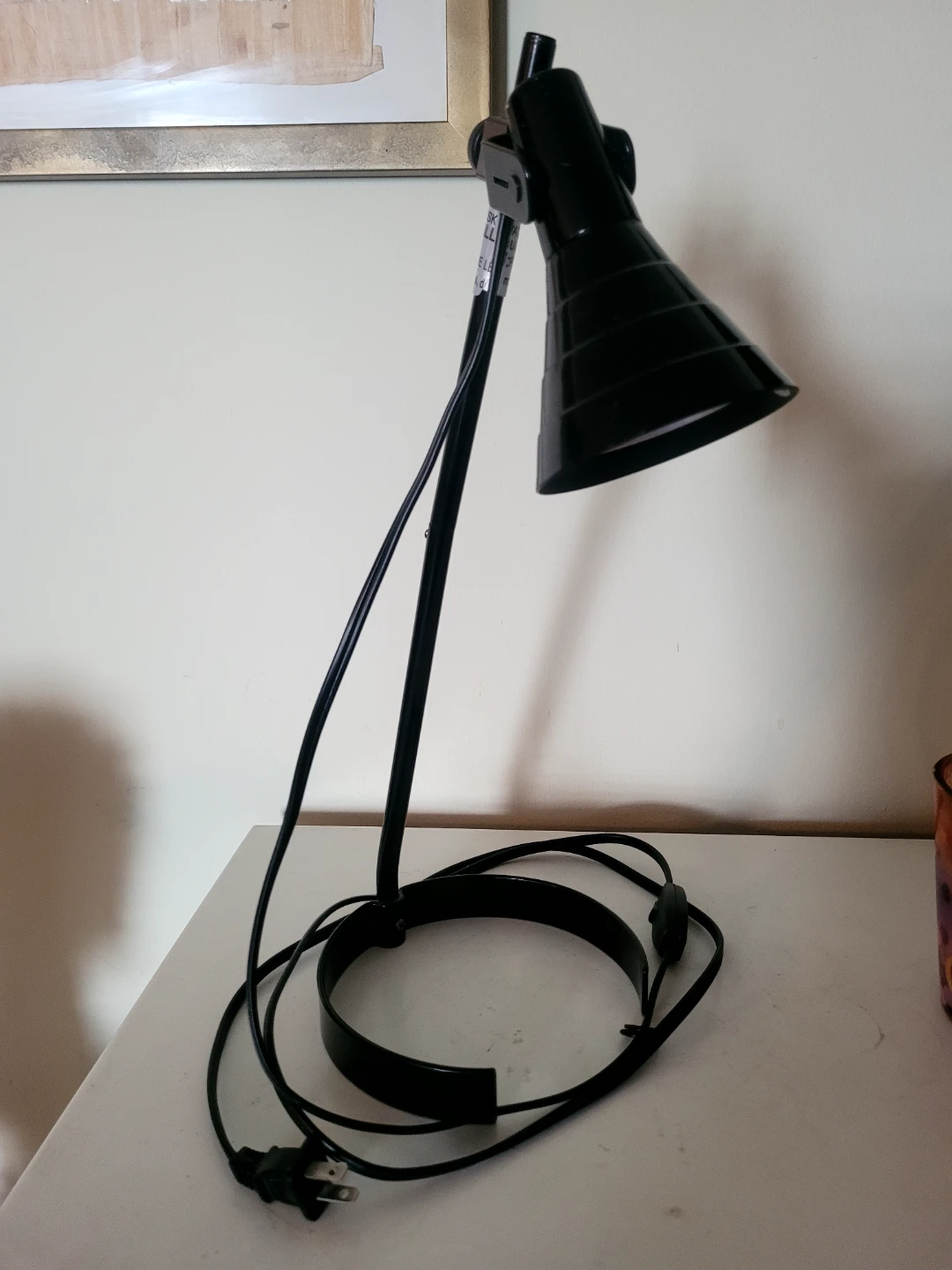 Black Adjustable Desk Lamp