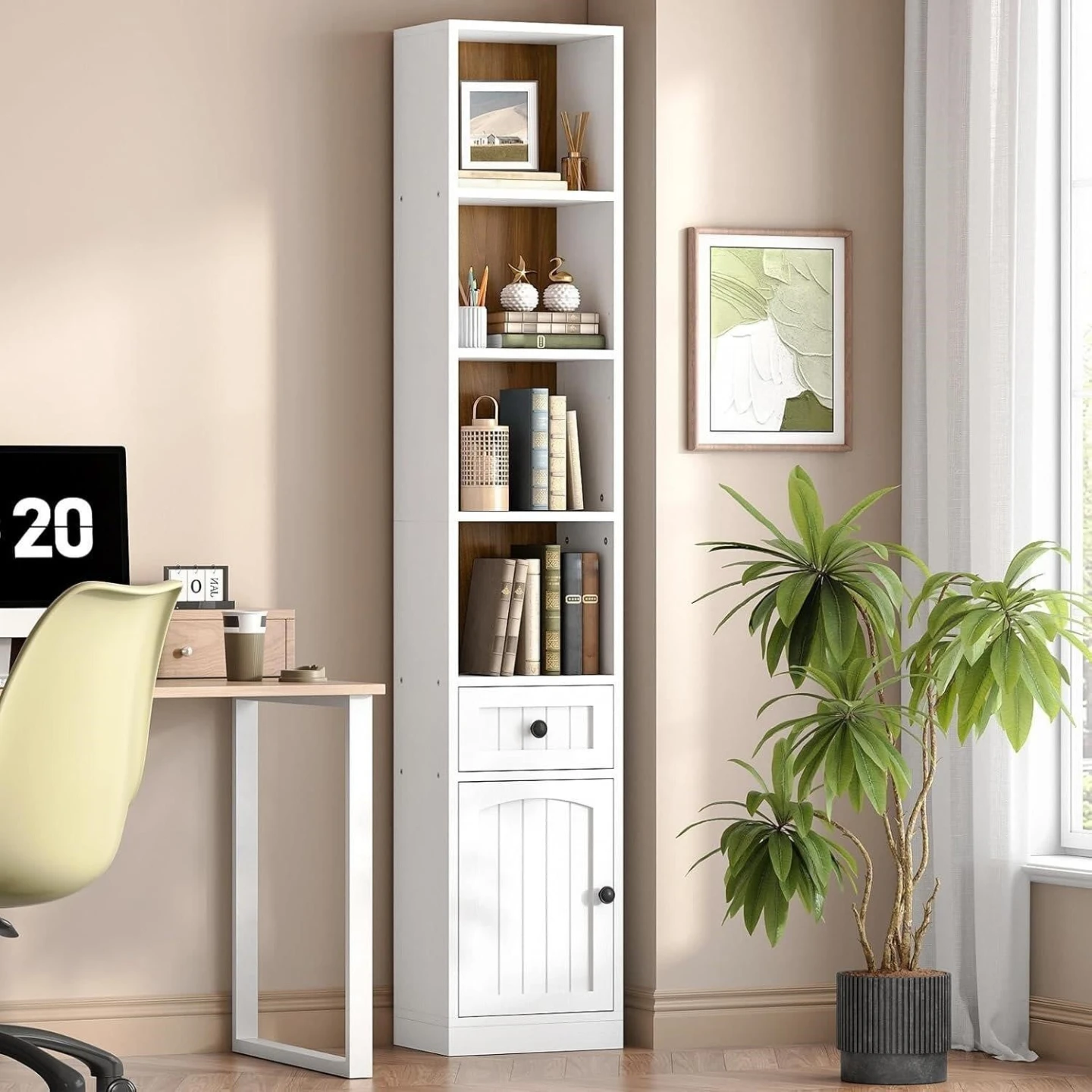 70.9 inches tall bookcase