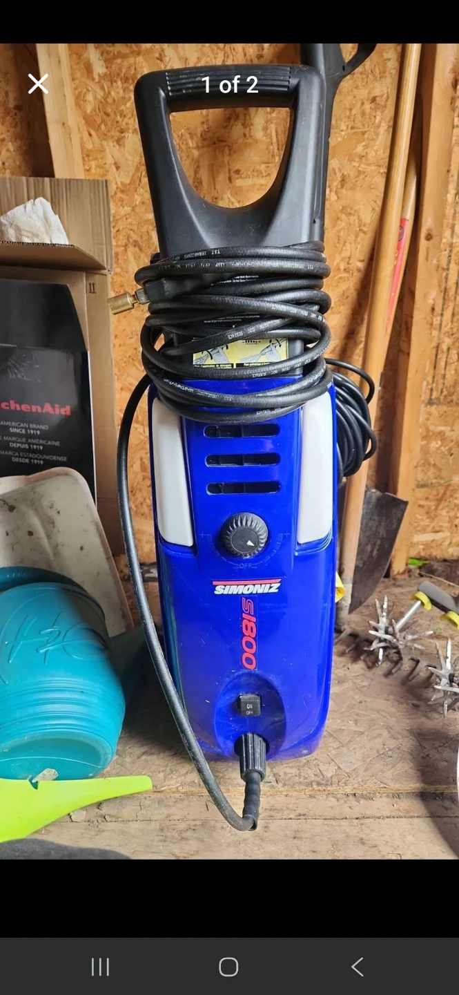 Simoniz S1800 Pressure Washer