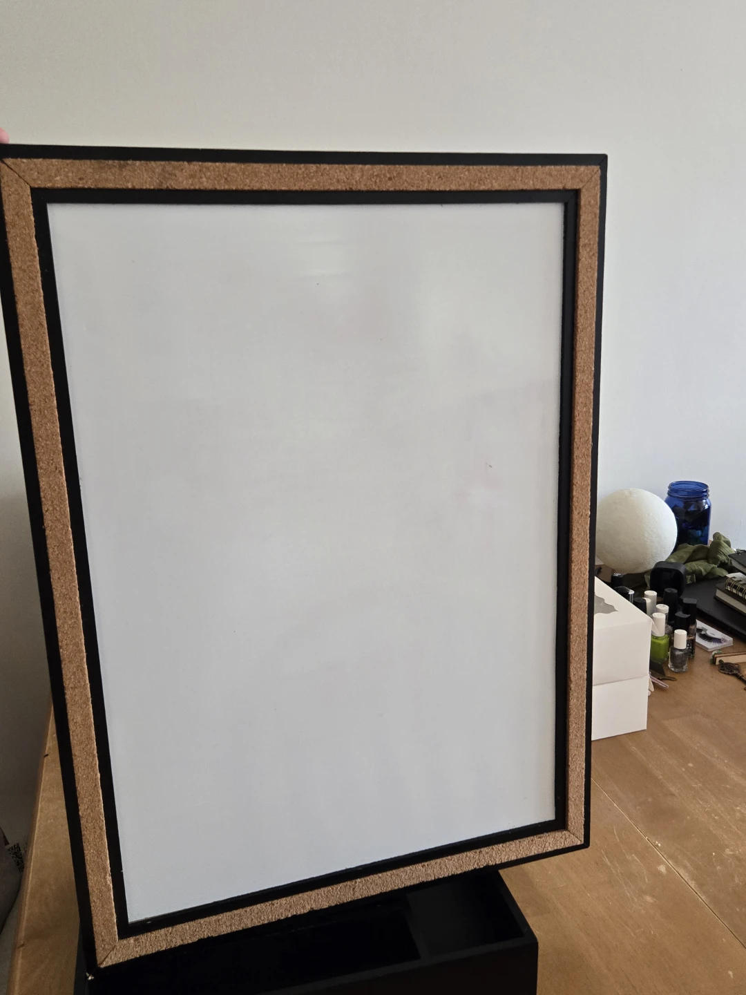 Dry Erase Board w/ Cork Board (magnets on back)