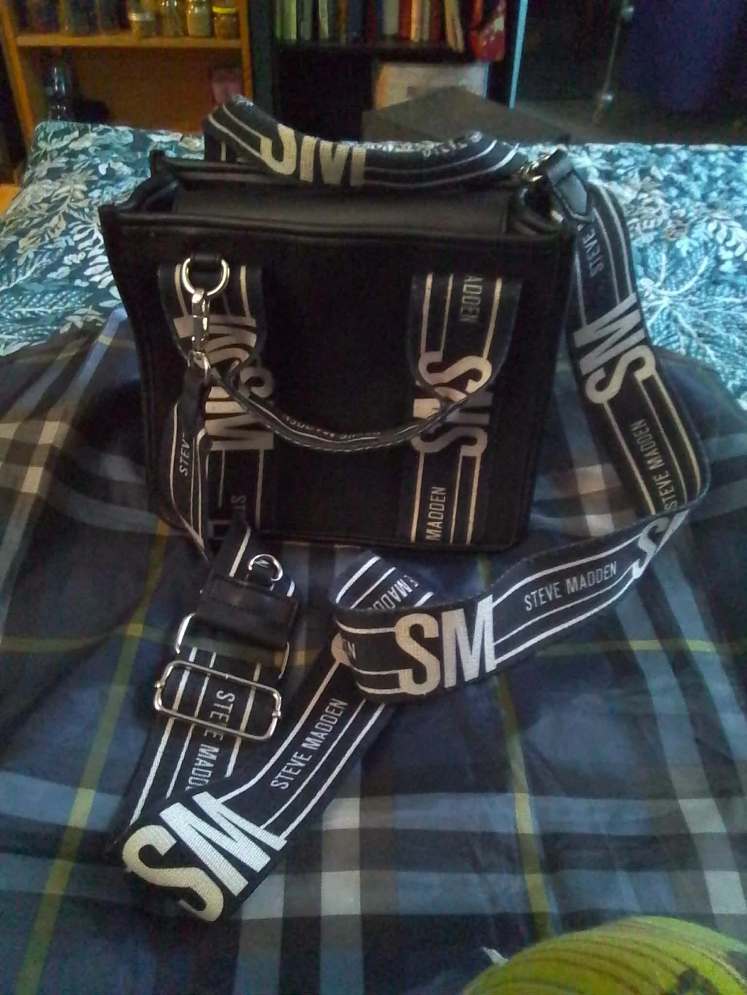 Steve Madden Canvas Black Bag