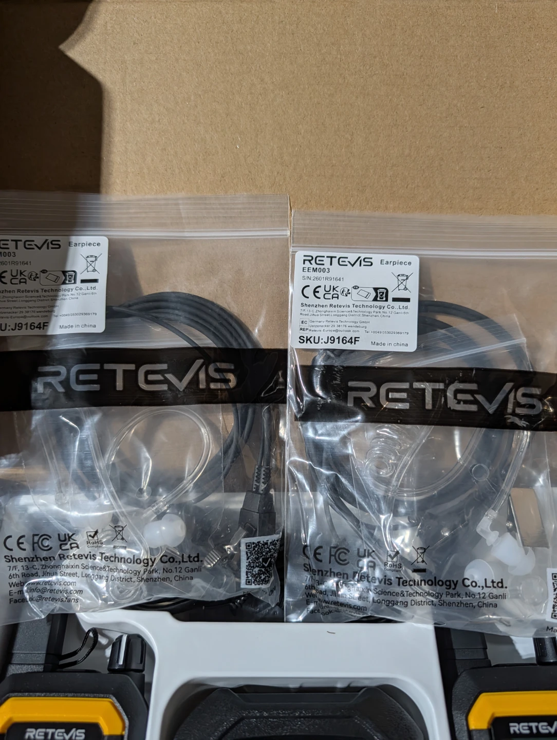 Retevis RB48 Walkie Talkies with Charging Dock and Earpieces - photo 4