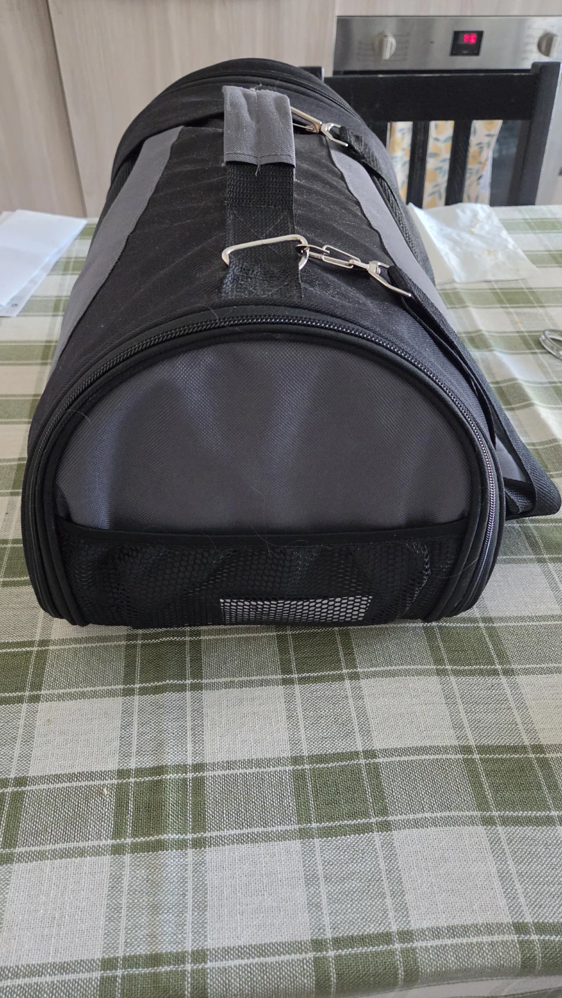 Black and Grey Pet Carrier Bag - Flight approved - photo 2
