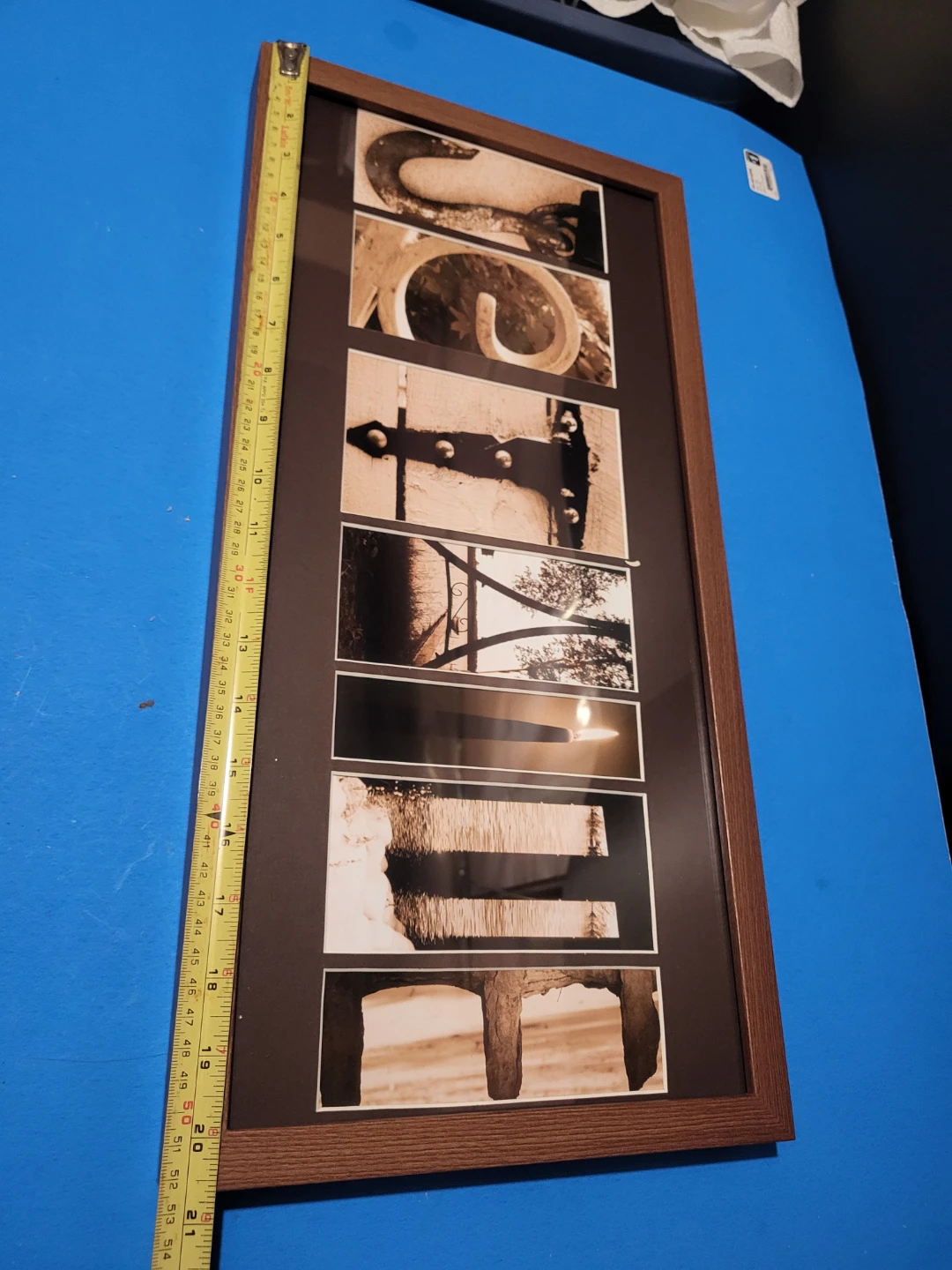 Framed "JE T'AIME" Photo Collage - photo 3