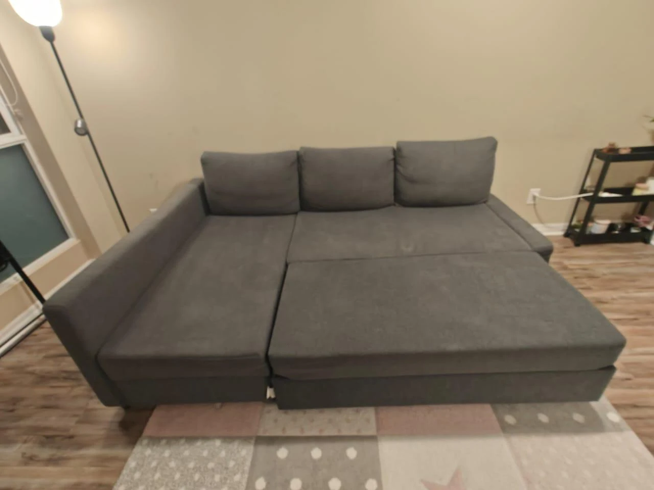 IKEA Couch/ Sofa Bed - Dark Grey - photo 2