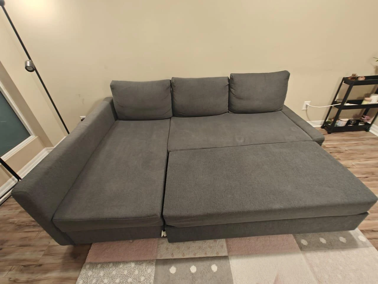 IKEA Couch/ Sofa Bed - Dark Grey - photo 5