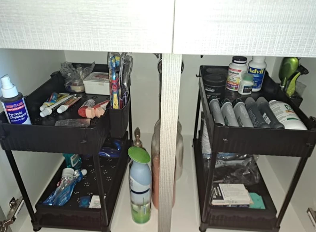 2-tier sliding organizer and storage - photo 4