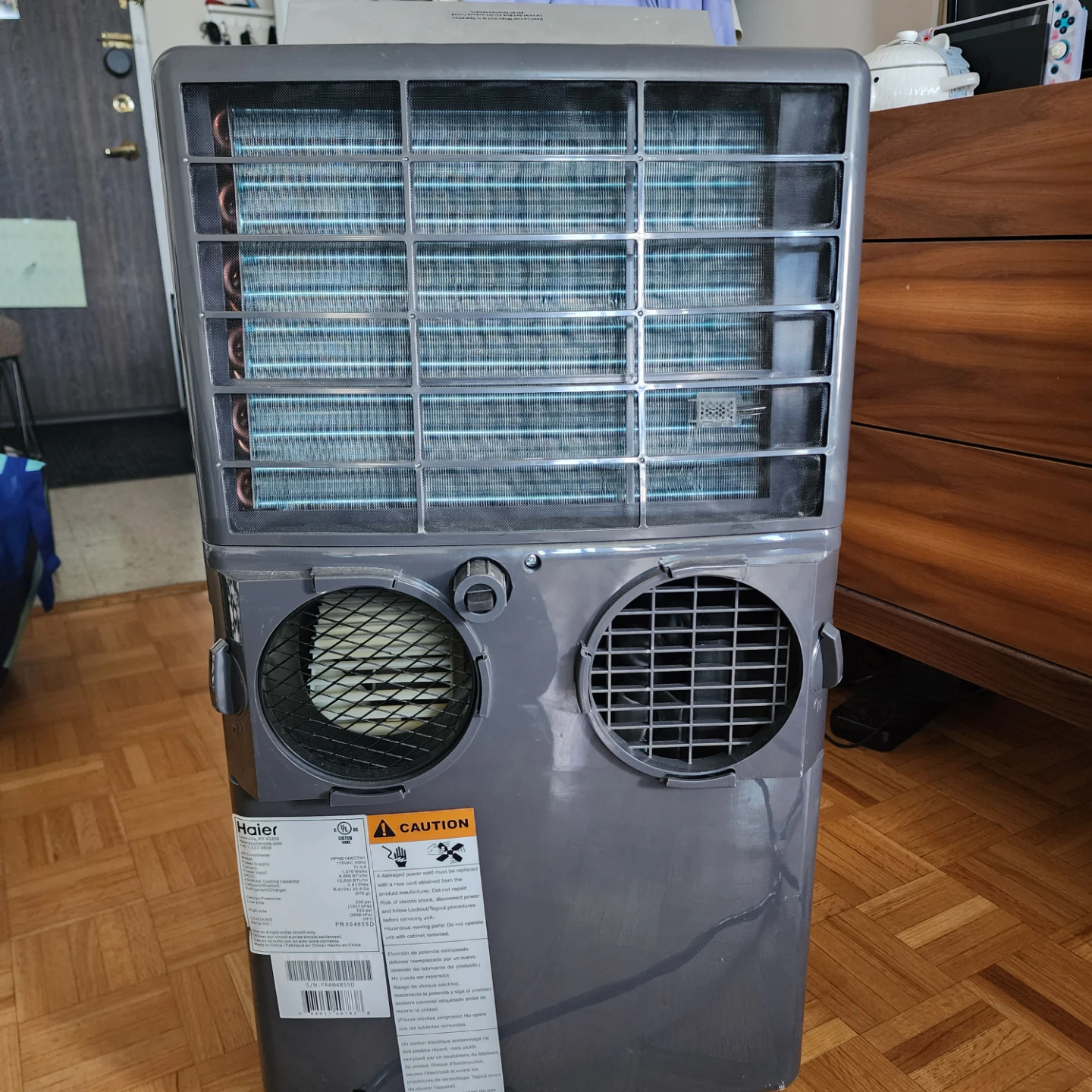 Haier Portable Air Conditioner with Dual Hose Kit & Remote - photo 4