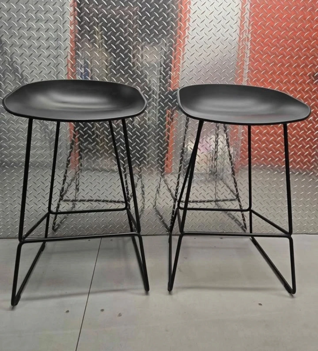 ✨ Authentic HAY "About A Stool" (AAS 38) Pair - Matte Black - photo 3