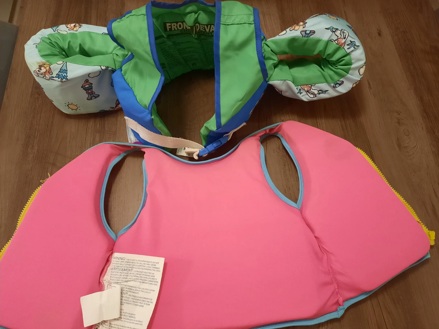 Paw Patrol Children's Learn-to-Swim Vest and pink life jacket - photo 2