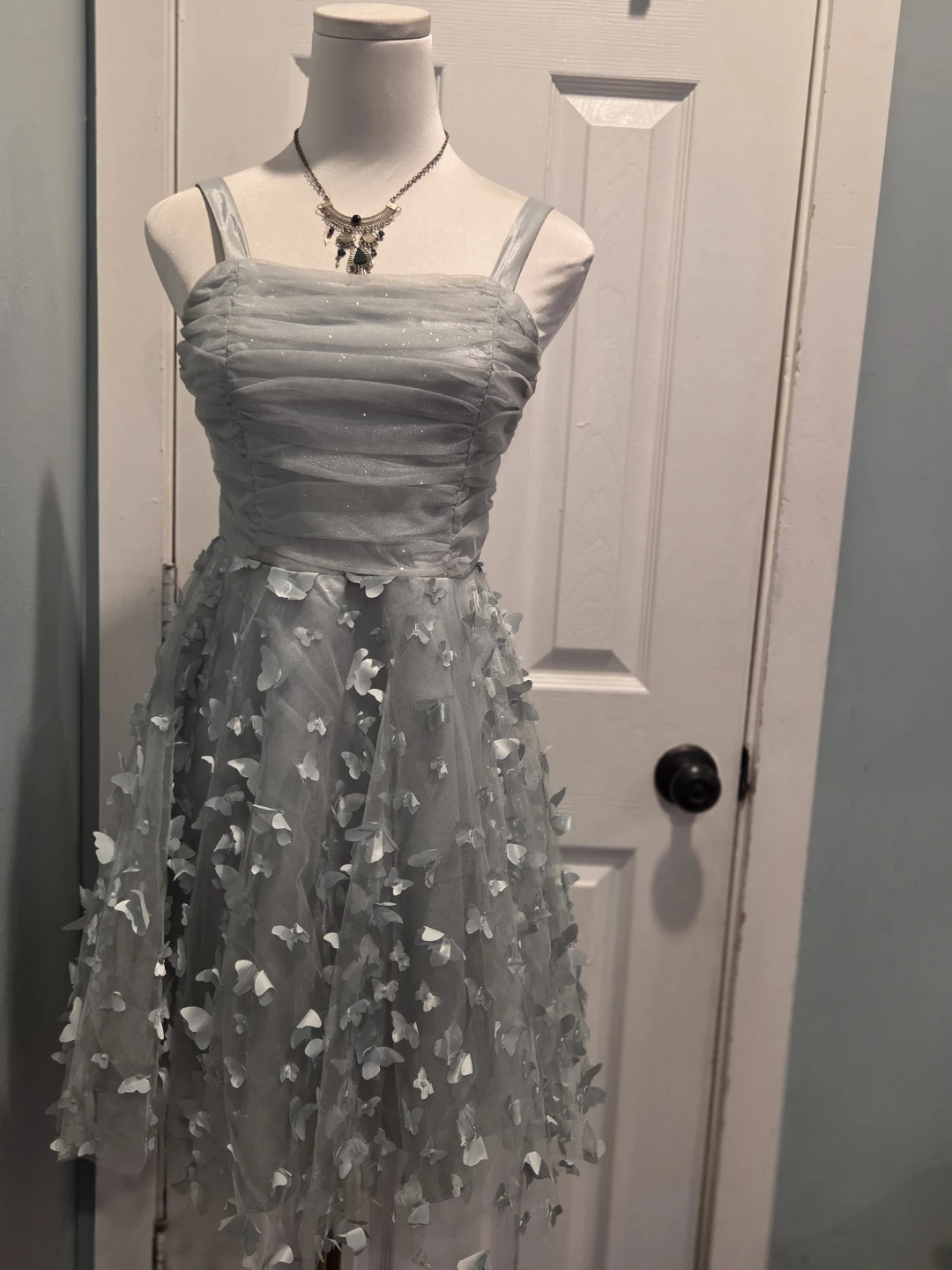 Light Blue Tulle Butterfly Dress - photo 3
