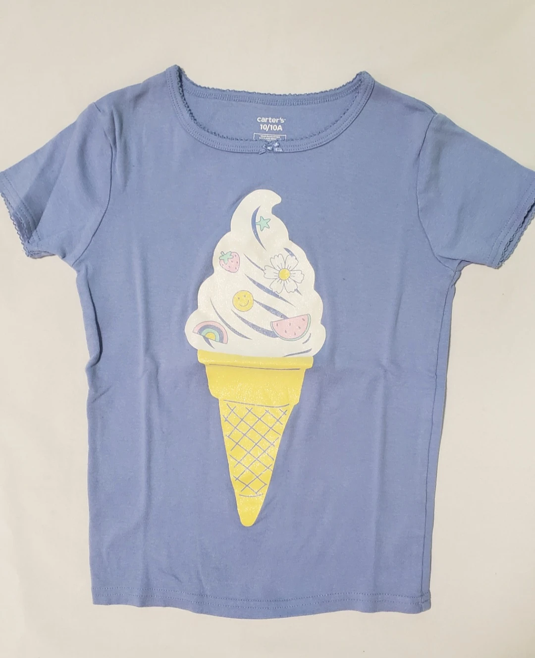 Brand new Carter's Ice Cream Graphic T-Shirt - Size 10/10A