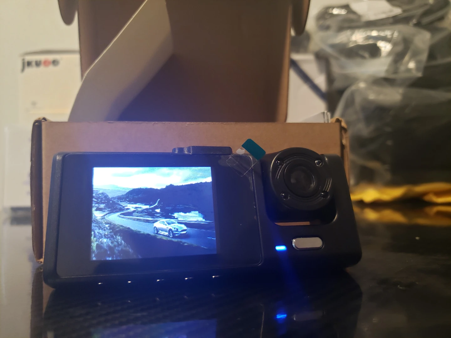 1080P Dual camera Dash Cam for cars, Front And Inside