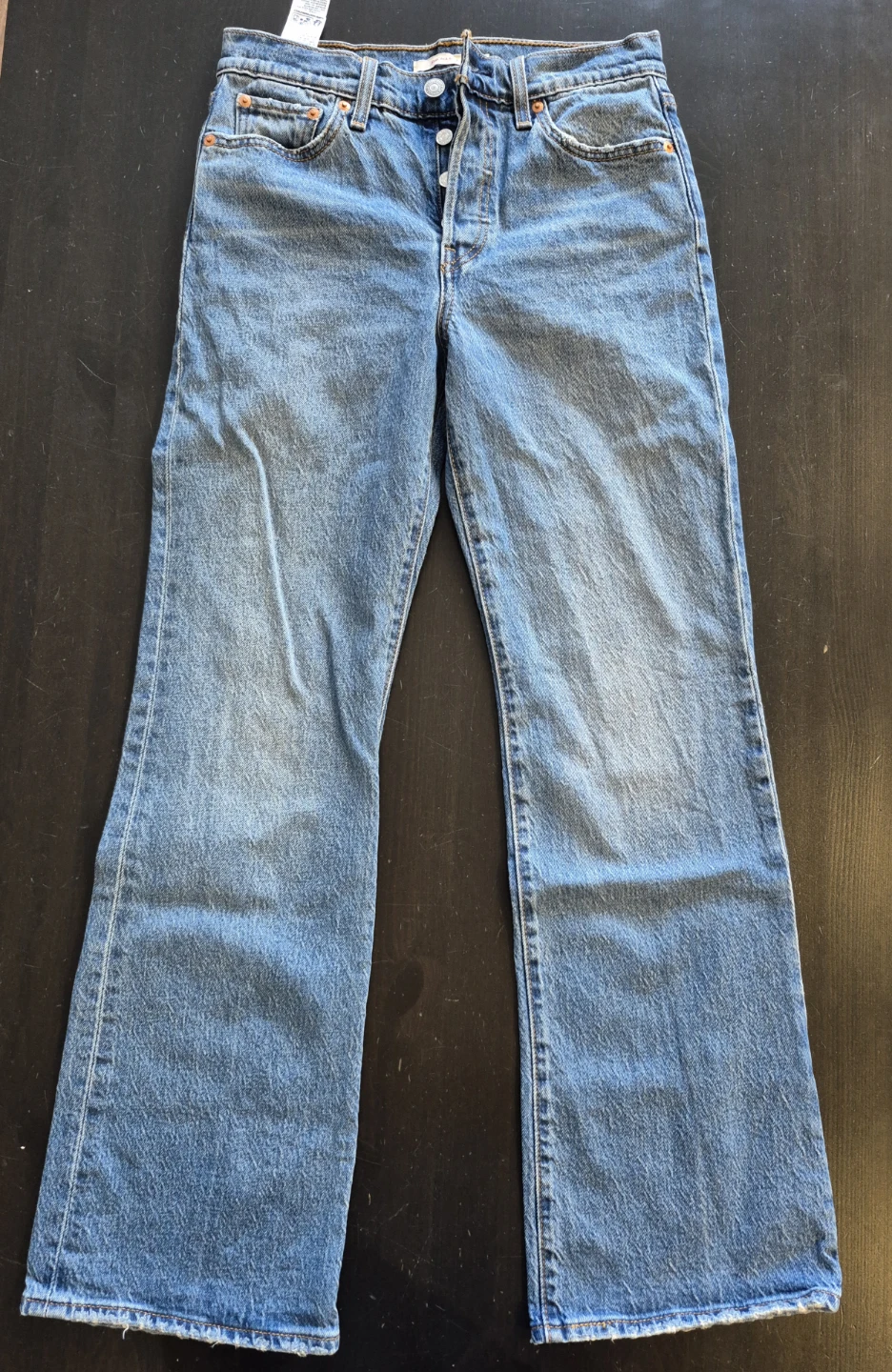 Levi's Wedge Boots Cut Medium Wash