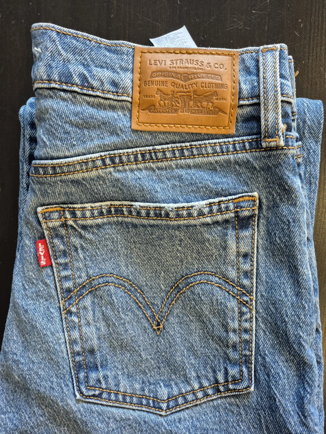 Levi's Wedge Boots Cut Medium Wash - photo 3
