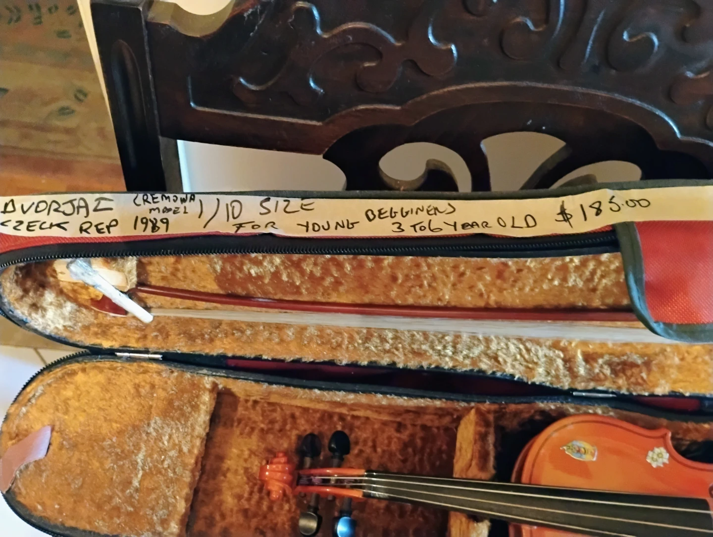 Dvorjak Cremona 1/10 Size Violin - photo 5