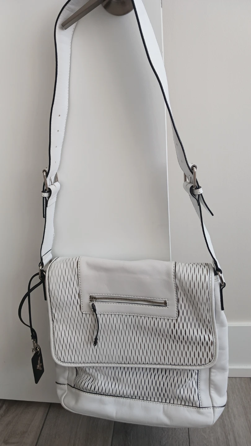 White LEONEL BORGHESI Crossbody Bag