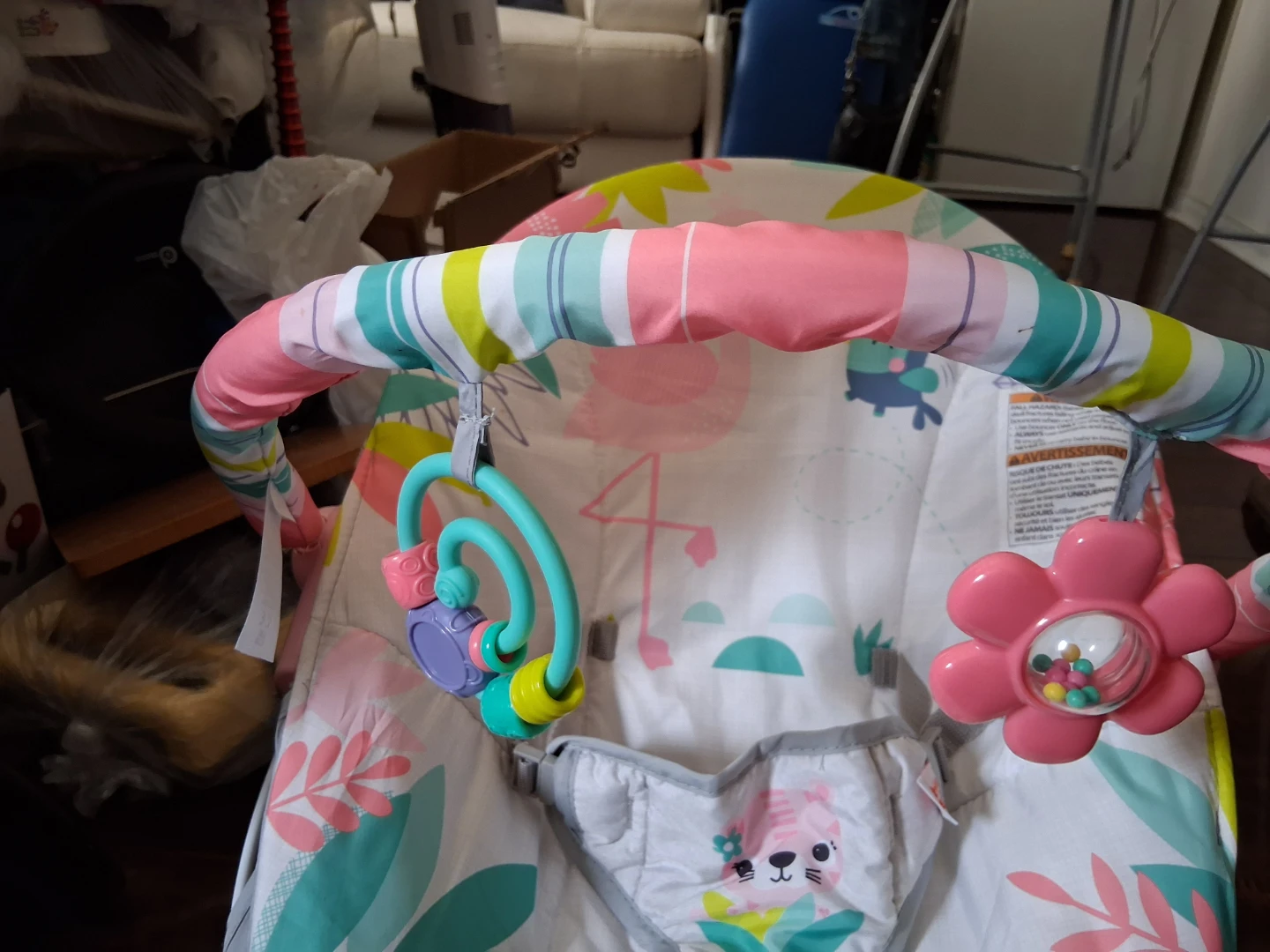 Baby Bouncer Seat bright starts in good clean condition - photo 2