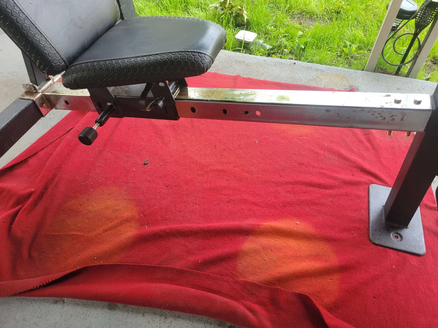 GOLD'S GYM OLYMPIC BENCH WITH SQUAT RACK  HEAVY DUTY - photo 5