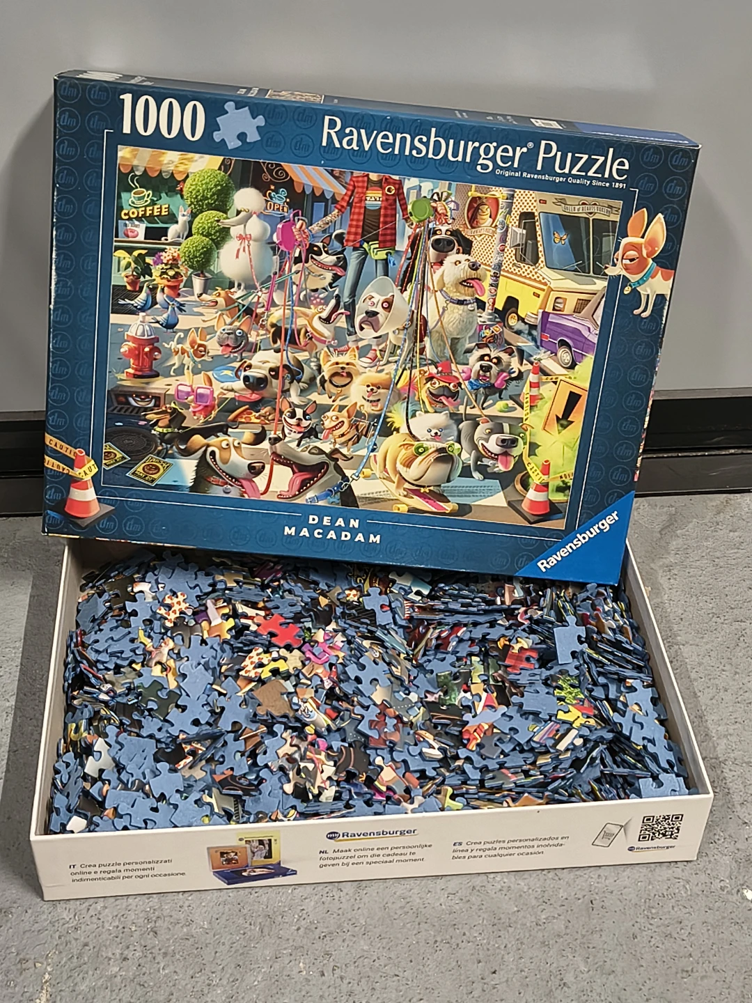 Ravensburger 1000 Piece Dean Macadam Dog Walk Puzzle - photo 2
