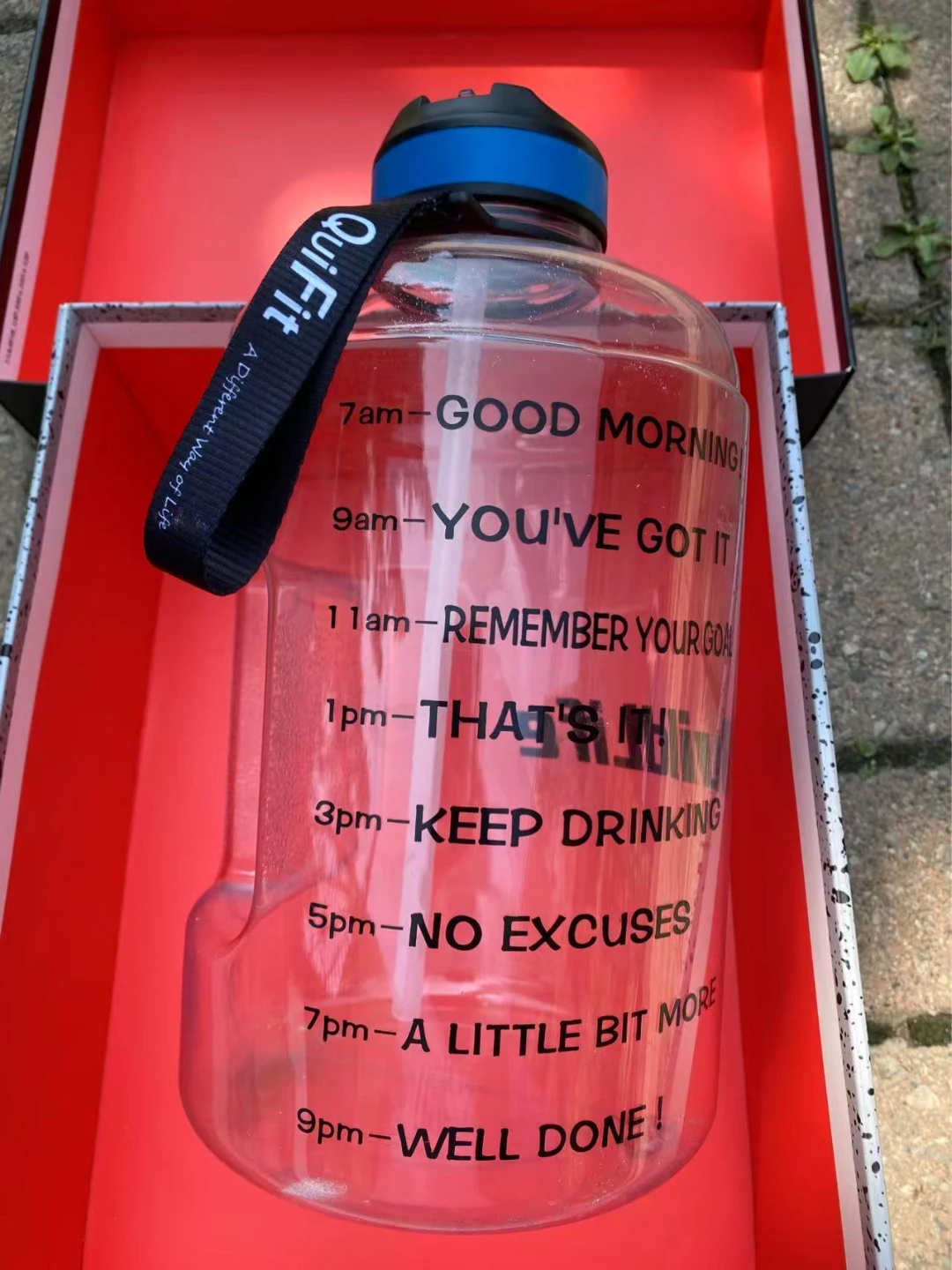 BuildLife Water Bottle with Straw - photo 2