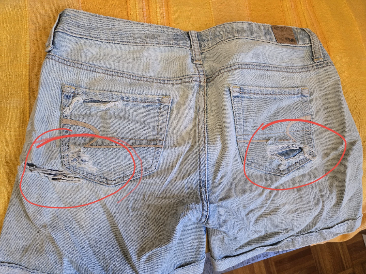American Eagle Denim Shorts Size 0 - photo 3