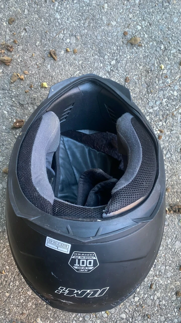 Bell Black Full Face Motorcycle Helmet