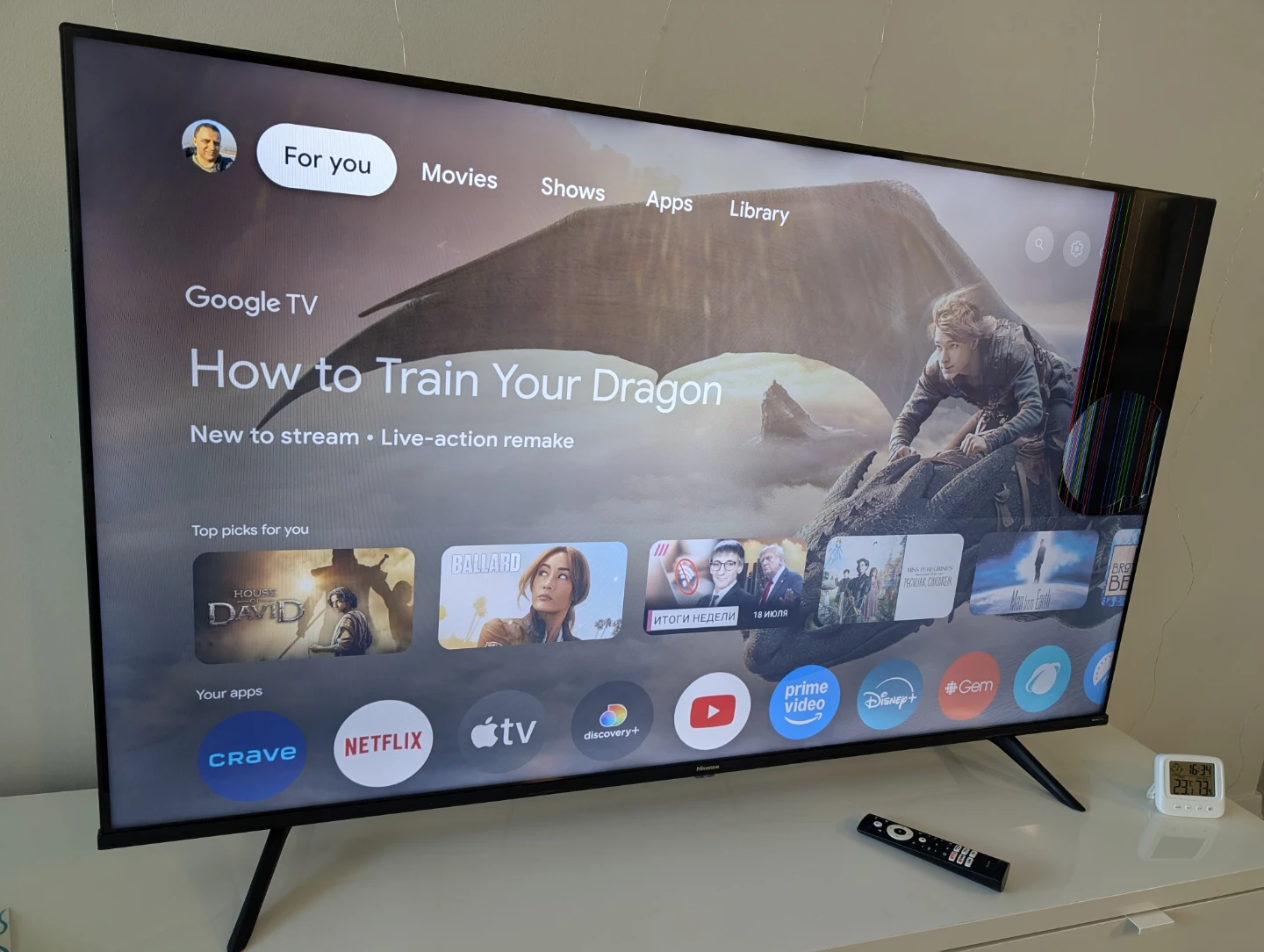 Hisense 55" 55A68H Smart TV - photo 2