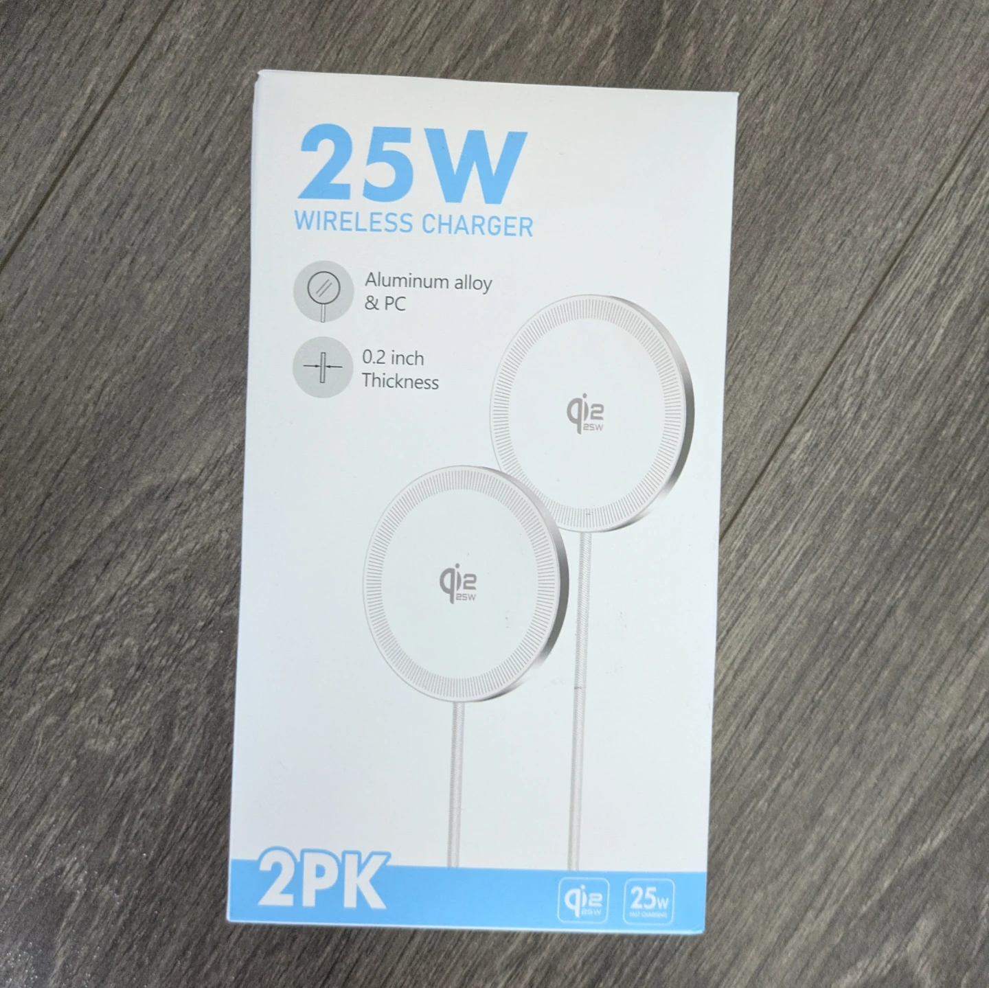25W Wireless Charger 2-Pack