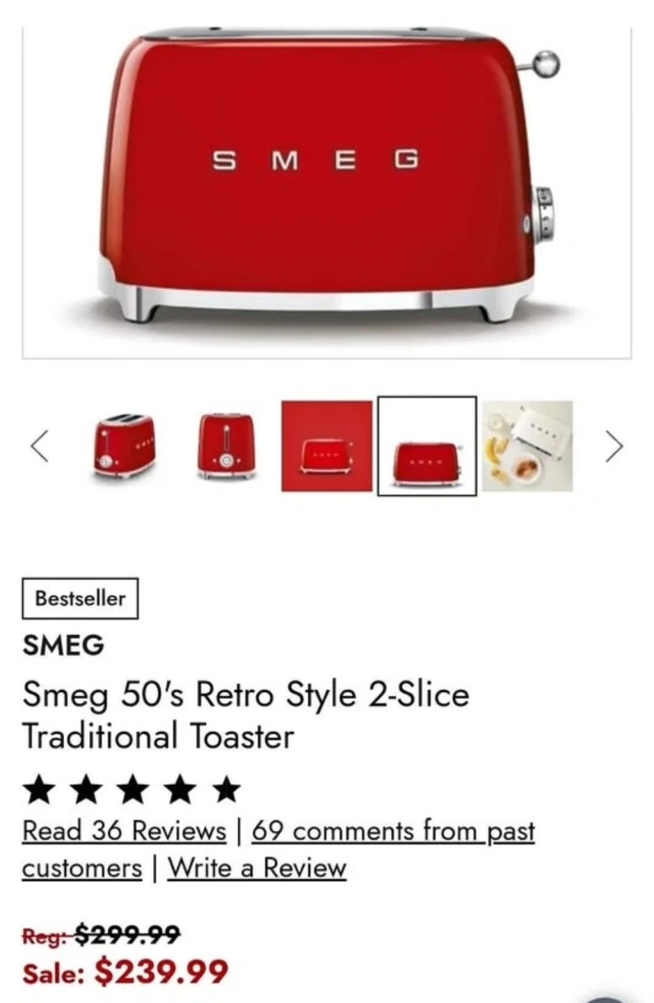 SMEG Toaster
