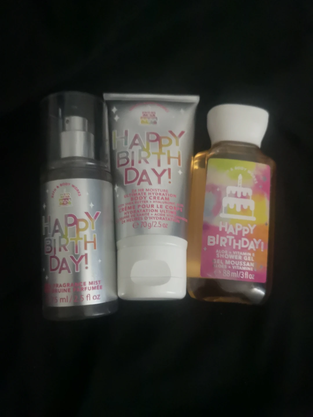 Bath & Body Works Bday set