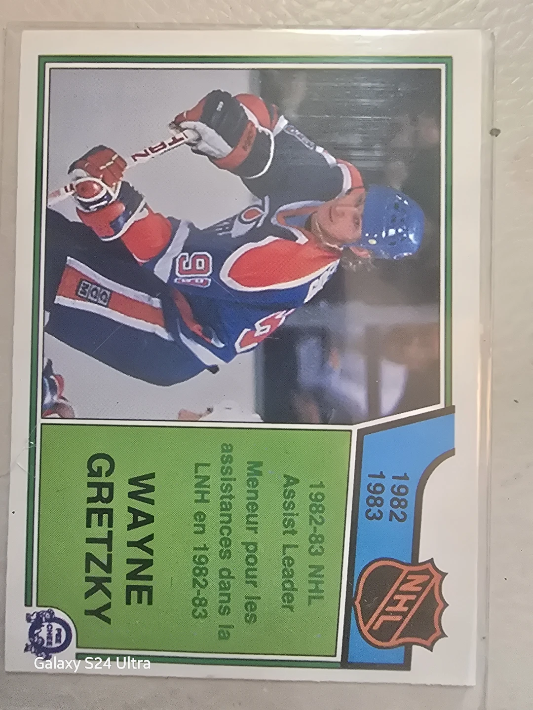1982-83 Wayne Gretzky Hockey Card