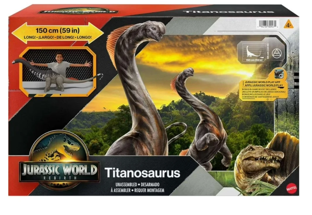 Mattel Jurassic World Rebirth Titanosaurus Toy