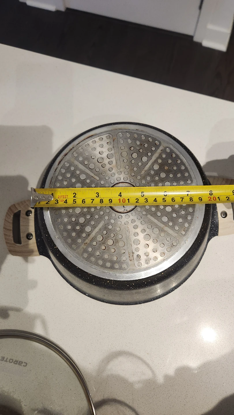 4.3quart CAROTE granite coating non-stick stock pot with Lid - photo 2