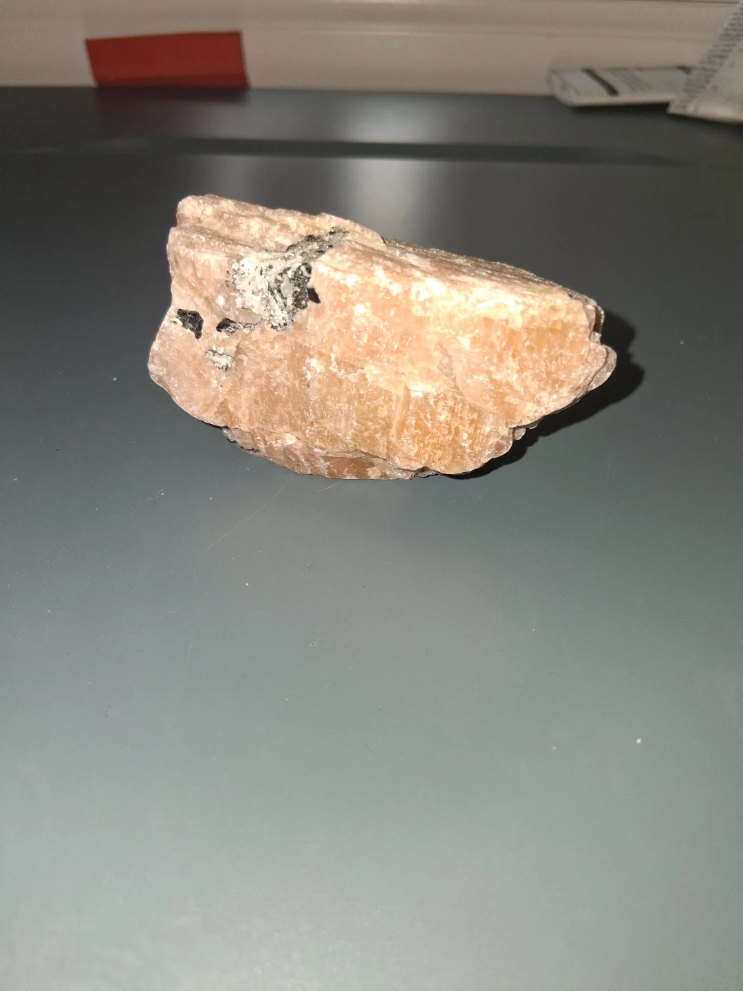 Orange Calcite Specimen - photo 5