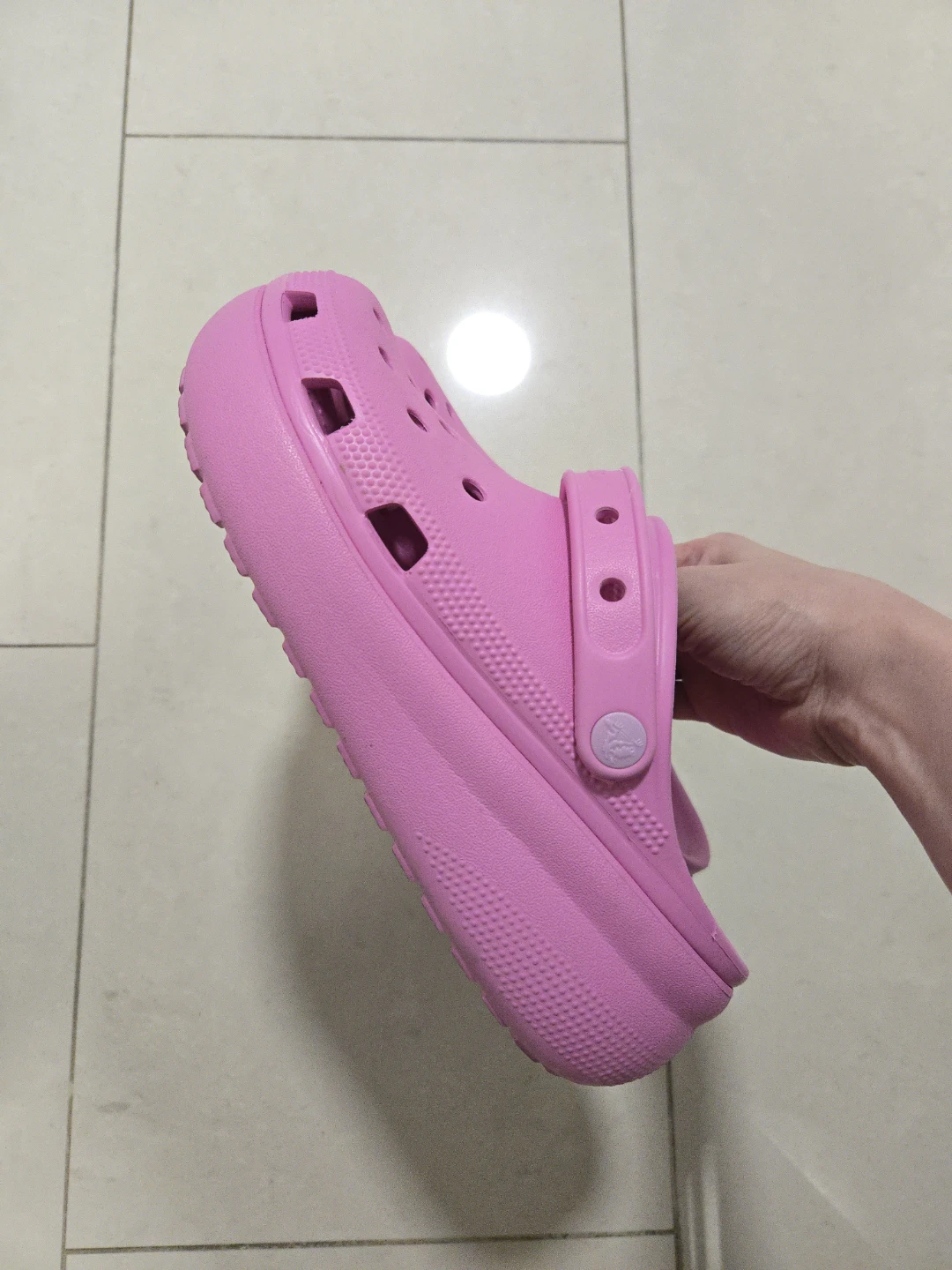 Pink Crocs Crush Clogs J6 - photo 2