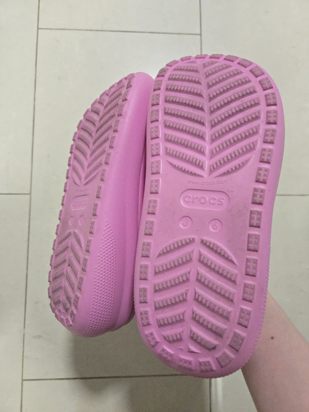 Pink Crocs Crush Clogs J6 - photo 3