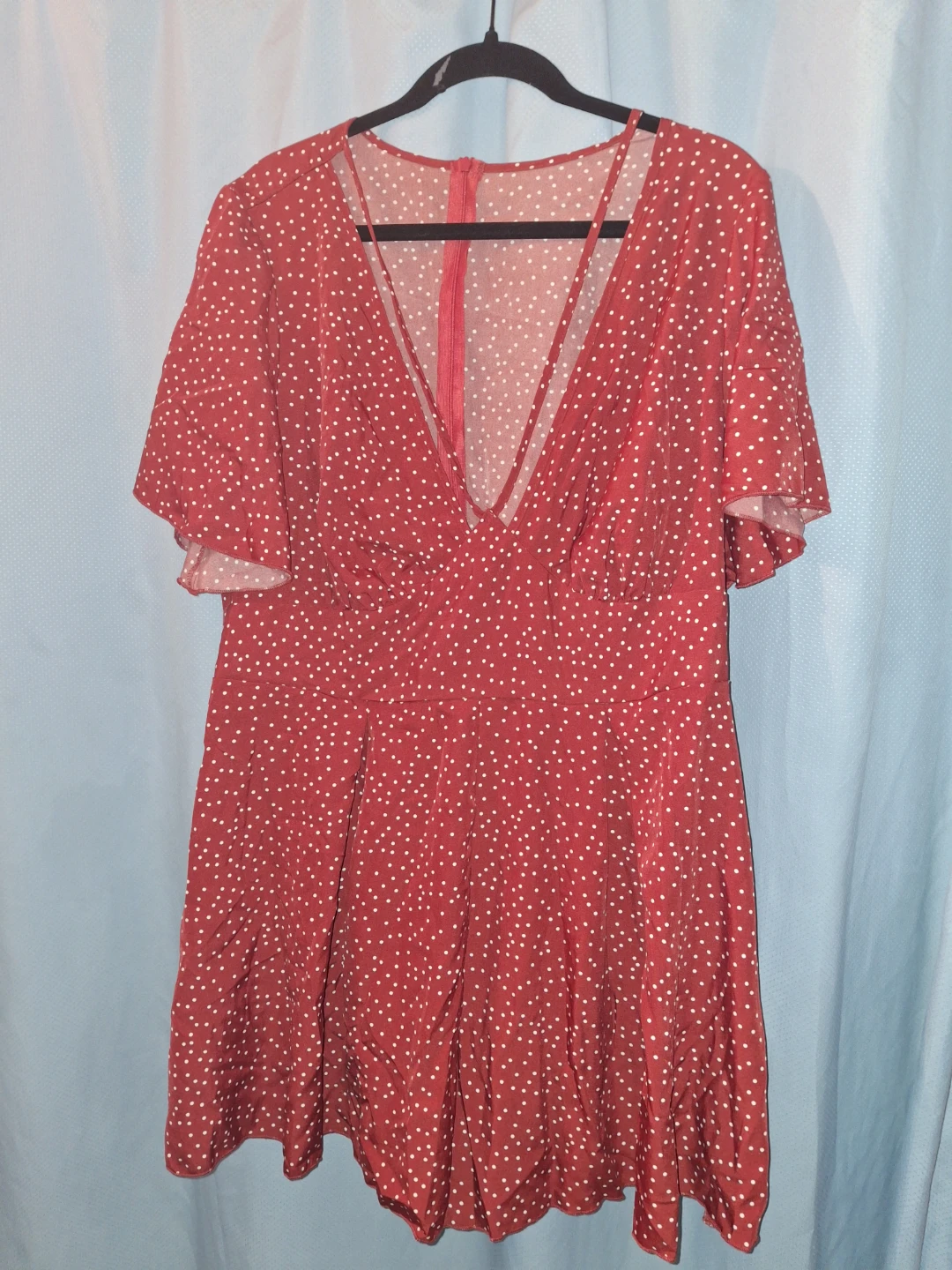 Red Polka Dot Romper - photo 3